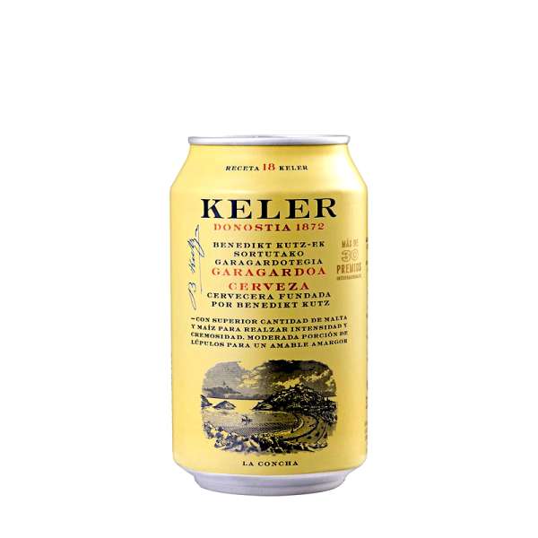 Keler contiene una mayor cantidad de malta y maíz que realza su cremosidad e intensifica su sabor. Una moderada porción de lúpulo le aporta un amable amargor.
