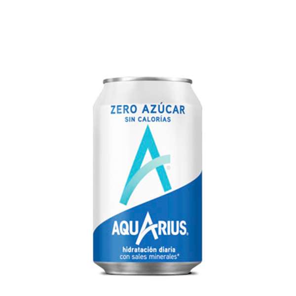 Aquarius Zero Limón 330 ml.
